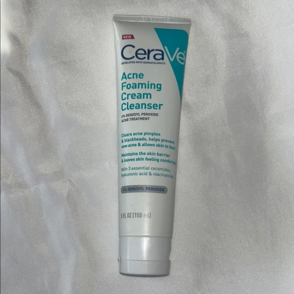 Cerave Acne Foaming Cream Cleanser  5 oz Size